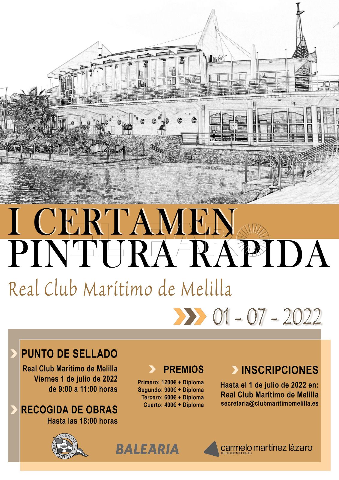 WhatsApp Image 2022 06 29 at 4.03.33 AM El Real Club Marítimo de Melilla celebra este viernes su primer certamen de Pintura Rápida