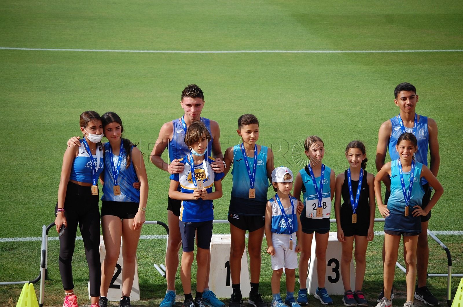 ganadores de la liga de campo a traves El atletismo melillense clausura sus Juegos Escolares 2022