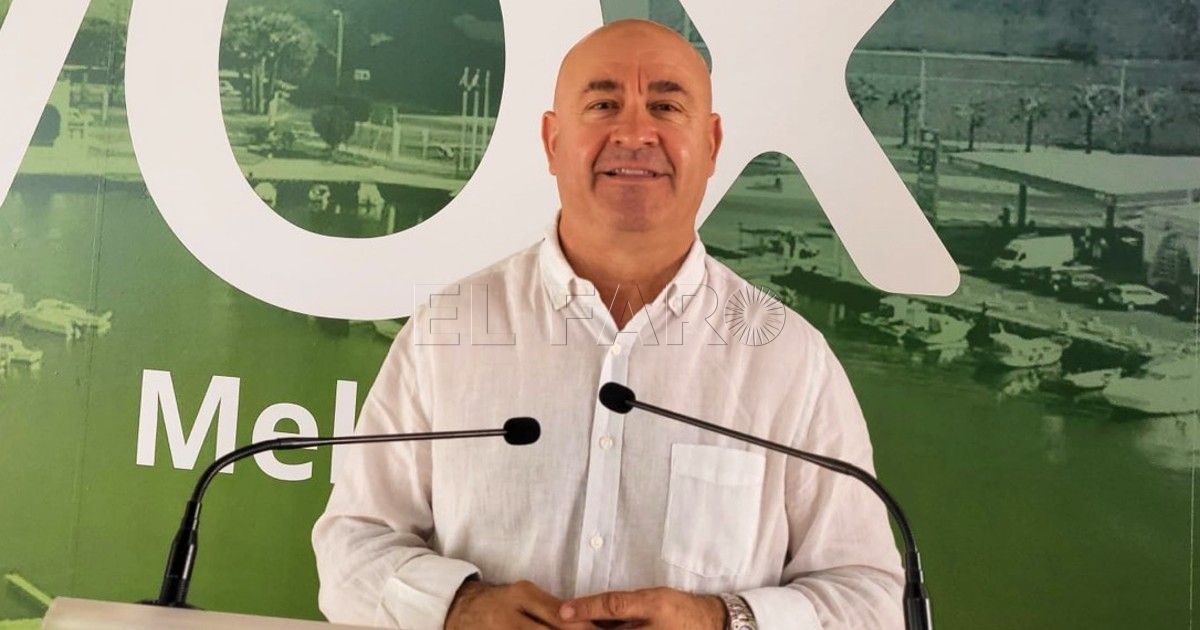 Secretario de Vox Melilla, Javier Diego.