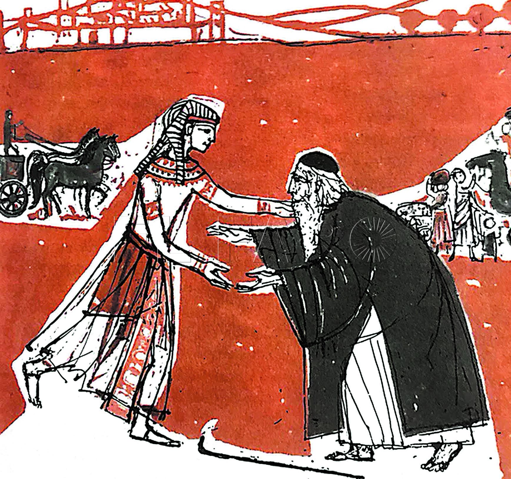 Jacob se reencuentra con su hijo José, que ahora es el hombre más poderoso de Egipto después del faraón.