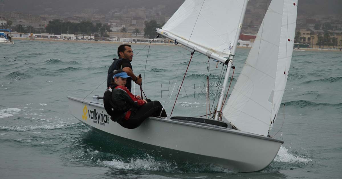 1 1 Pablo Rivas y Alba Muñoz ganan el Trofeo Virgen del Carmen en la clase snipe