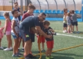33 Los bomberos visitan el Campamento Recreativo de la Real Federación Melillense de Fútbol