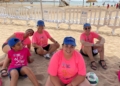 Campus 2 monitoras Exitosa primera jornada del Campus de voleibol playa