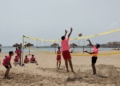 Campus 7 exhibición Exitosa primera jornada del Campus de voleibol playa