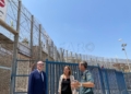 El Defensor y la adjunta segunda en la valla Melilla Marruecos El Defensor del Pueblo visita la valla de Melilla donde ocurrió "el trágico salto" del 24J