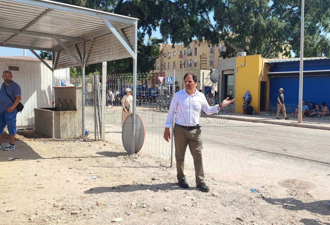 Hassan Mohatar OPE La Ciudad, pendiente del permiso del propietario para mejorar el terreno de acogida de la OPE