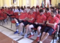 IMG 20220706 WA0027 La Ciudad le da la bienvenida a los U-15 de España