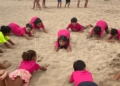 IMG 20220721 WA0054 El taller de yoga llega al campus de voley playa