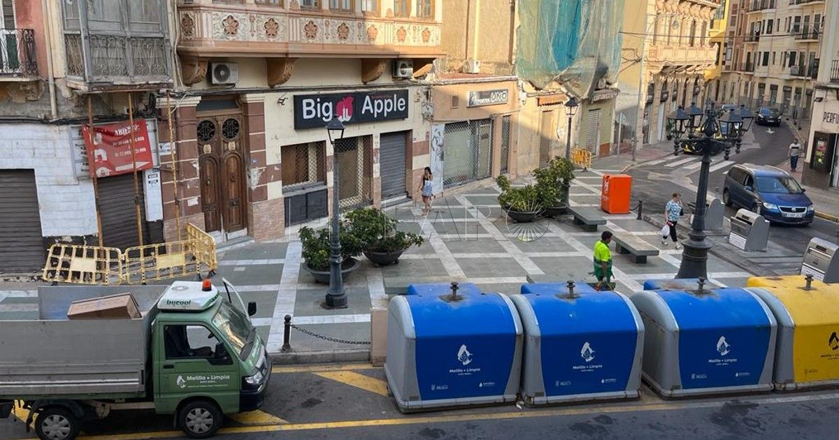 Limpieza viaria en Melilla Julio frena la dinámica de la evolución favorable del paro en Melilla