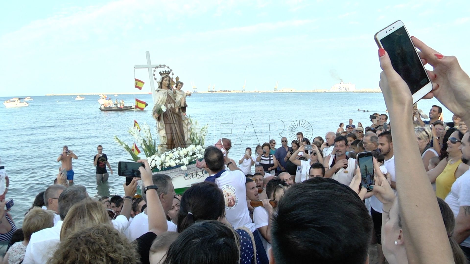Procesión Virgen del Carmen3 La Comandancia Naval de Melilla organiza un acto en honor a la Virgen del Carmen