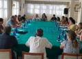 Reunion con representantes de entidades El Defensor del Pueblo visita la valla de Melilla donde ocurrió "el trágico salto" del 24J