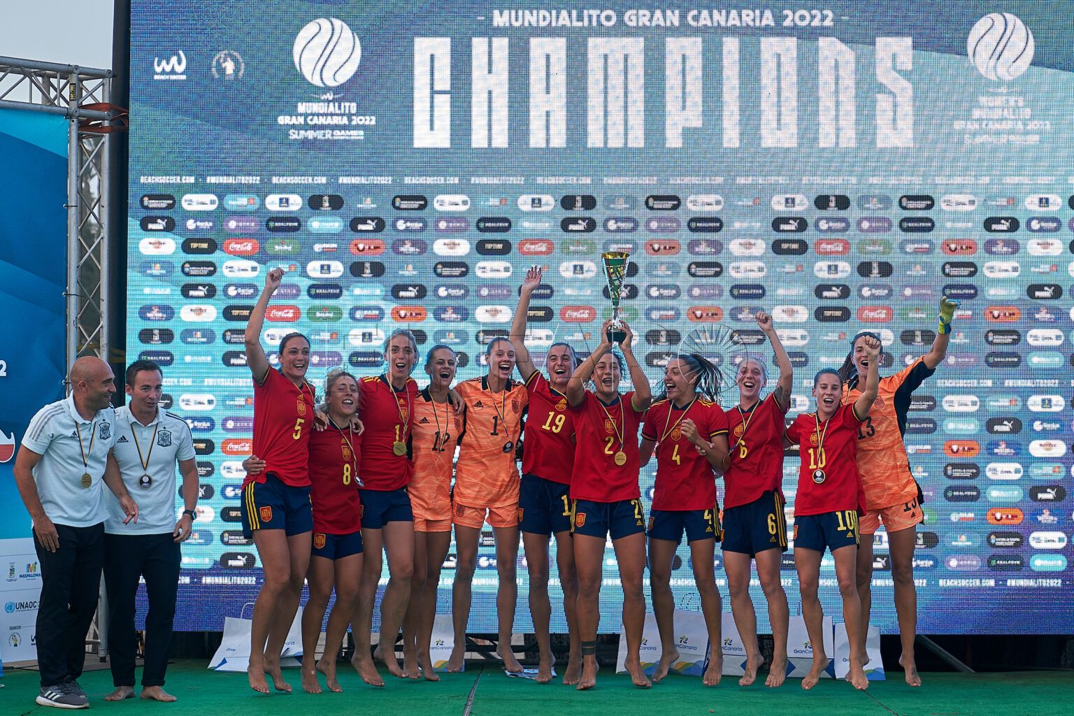 TROFEO MUNDIALITO Lorena Asensio, protagonista del Mundialito 2022 con la Selección Española Femenina de Fútbol Playa