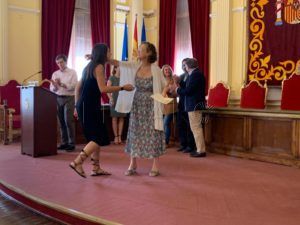 WhatsApp Image 2022 07 01 at 2.14.41 PM 6 Las mejores calificaciones académicas de Melilla reciben su premio en el Salón Dorado de la Asamblea