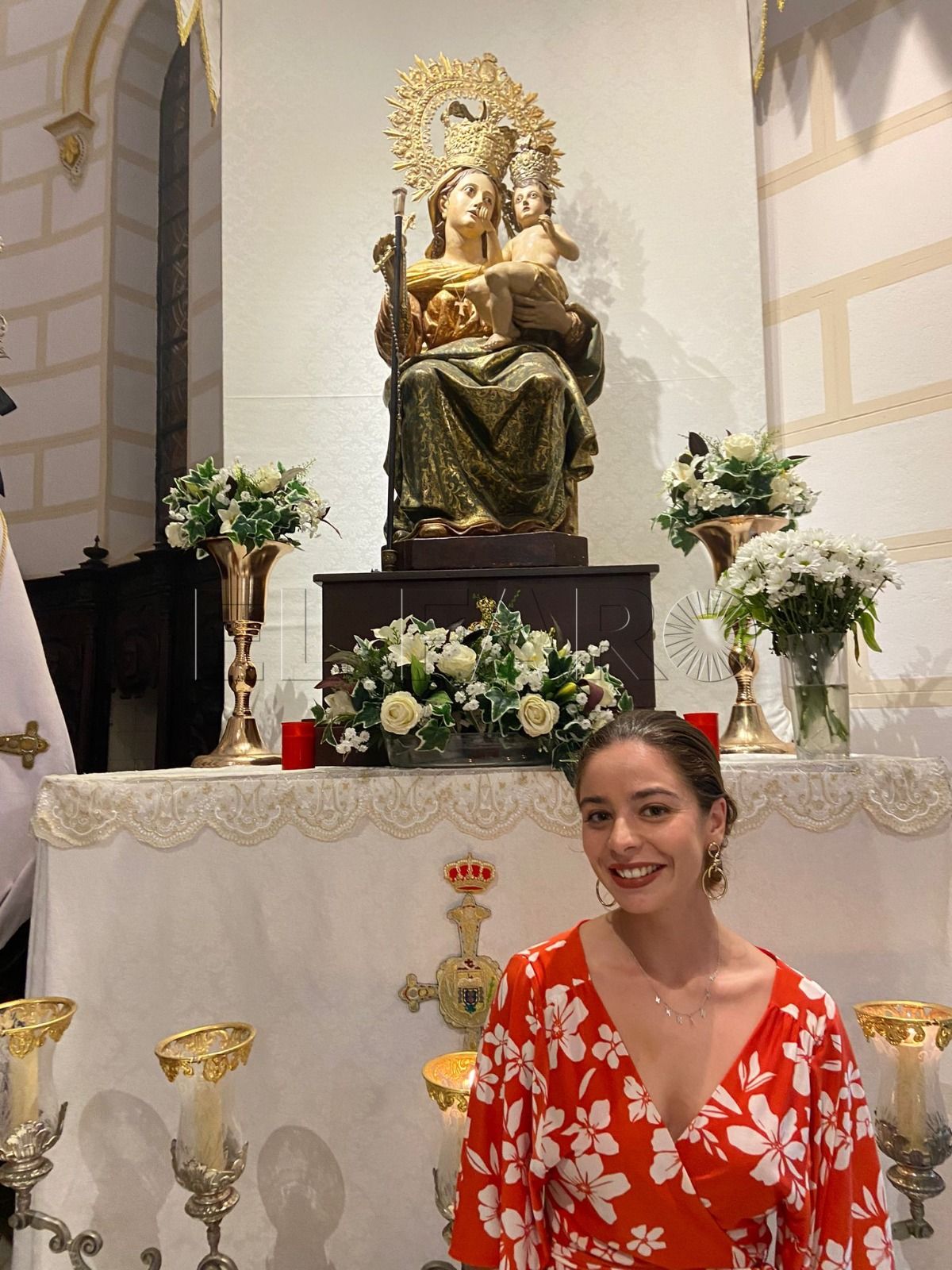 WhatsApp Image 2022 07 21 at 4.15.44 AM 1 Rocío Ronda Legido, autora del cartel de la Novena en honor a la Virgen de la Victoria