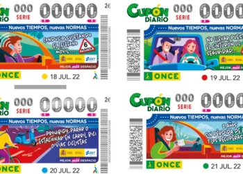 cupones Las nuevas normas de la Ley de Tráfico, en los cupones de la ONCE