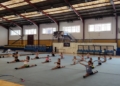 entreno 3 La gimnasia rítmica de Melilla sigue trabajando en verano