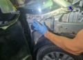 lugar ocultacion droga vehiculo 2 La Guardia Civil decomisa casi 46 kilos de polen de hachís en el puerto de Melilla