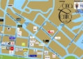 mapa comercios Una quincena de comercios de Zona Centro permanecerán abiertos este domingo en Melilla