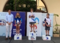 1o optimist sub11. Izan Rogel y podio La entrega de premios puso punto final a la participación en Optimist e Ilca 4 y 6