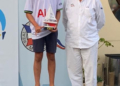 3o Ilca4. Fernando Meseguer La entrega de premios puso punto final a la participación en Optimist e Ilca 4 y 6
