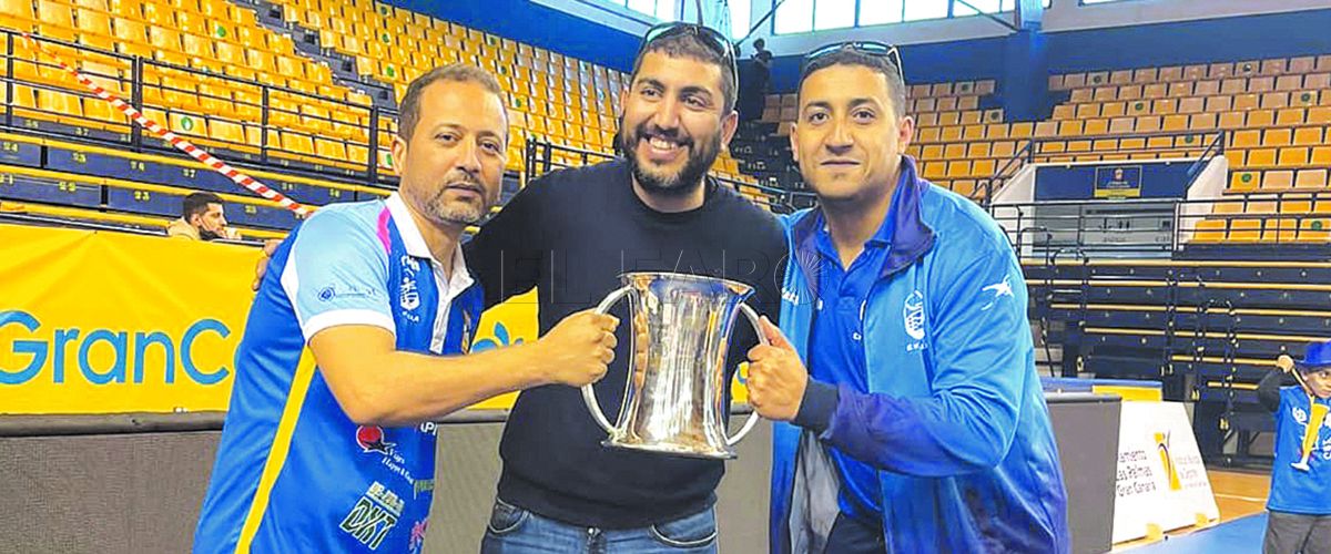 52552525252 Morad Ahmed: "Mi mejor momento en el voley fue cuando se levantó el título de la Copa del Rey”