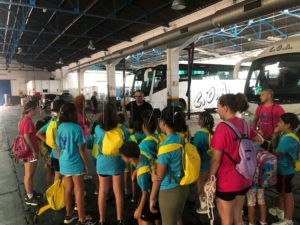 COA 4 El I Campamento Medioambiental visita la COA
