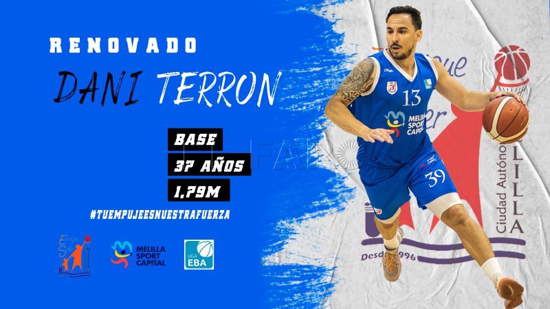 DANI TERRON Terrón, continua con el EBA del Melilla Sport Capital Enrique Soler