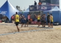 IMG 20220813 114341 Intensa jornada la Supercopa de España de balonmano playa en la playa de San Lorenzo