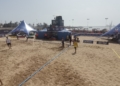 IMG 20220813 114426 Intensa jornada la Supercopa de España de balonmano playa en la playa de San Lorenzo