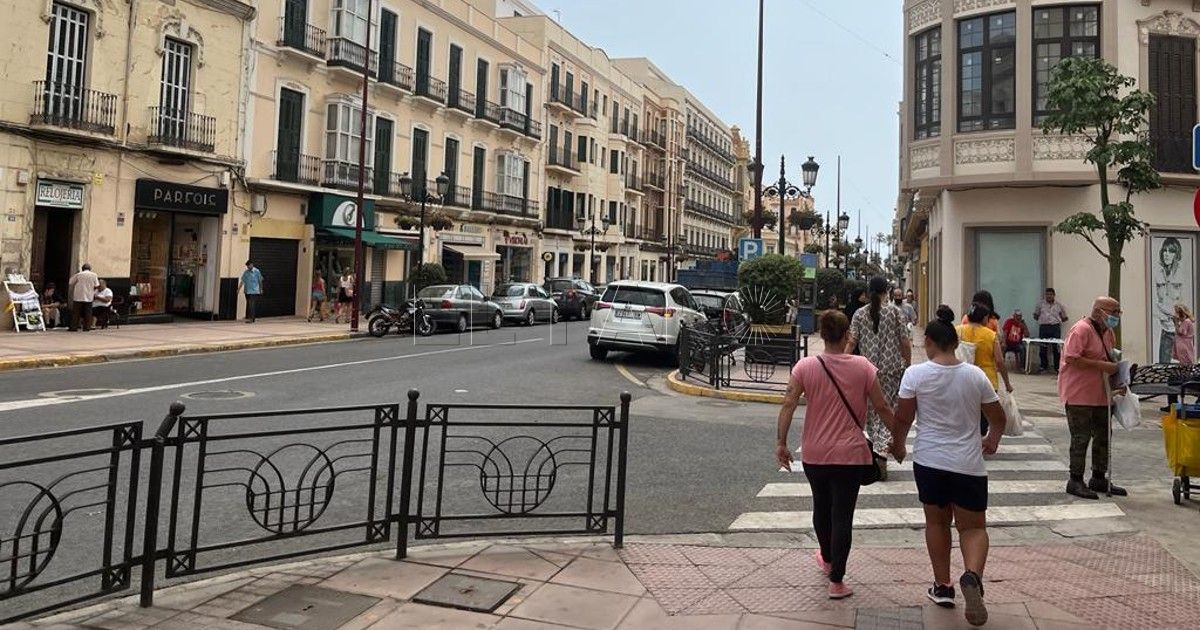 Imagen del centro de Melilla este miércoles Nutricionista: "El sedentarismo es uno de los grandes problemas de la población"