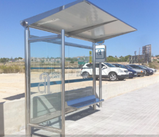 Las nuevas marquesinas de Melilla Las nuevas marquesinas empezarán a instalarse en Polavieja, Alfonso XIII y Carretera de Farhana