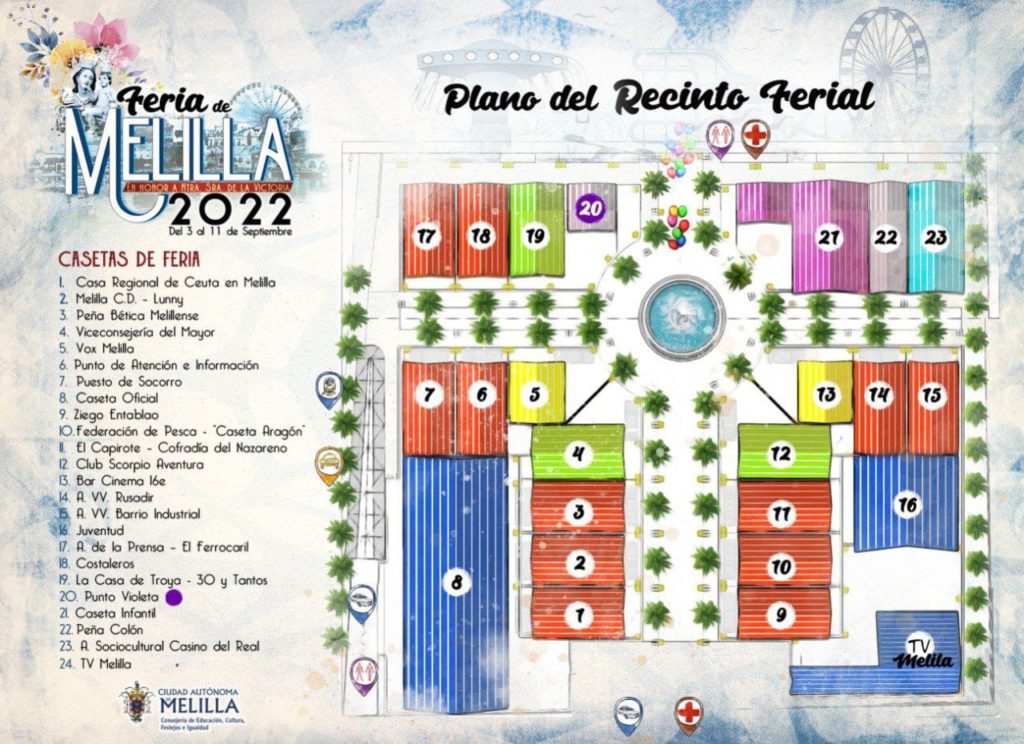 WhatsApp Image 2022 08 23 at 11.10.33 Miembros del Gobierno visitan los últimos trabajos del recinto ferial