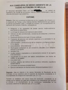 docu valoriza 2 El comité de empresa de Valoriza solicita oficialmente anular la prórroga del contrato