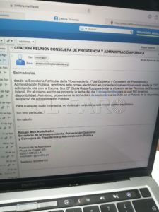 email rojas cgt Rojas propone a la CGT una reunión el viernes sobre las técnicos de Educación Infantil