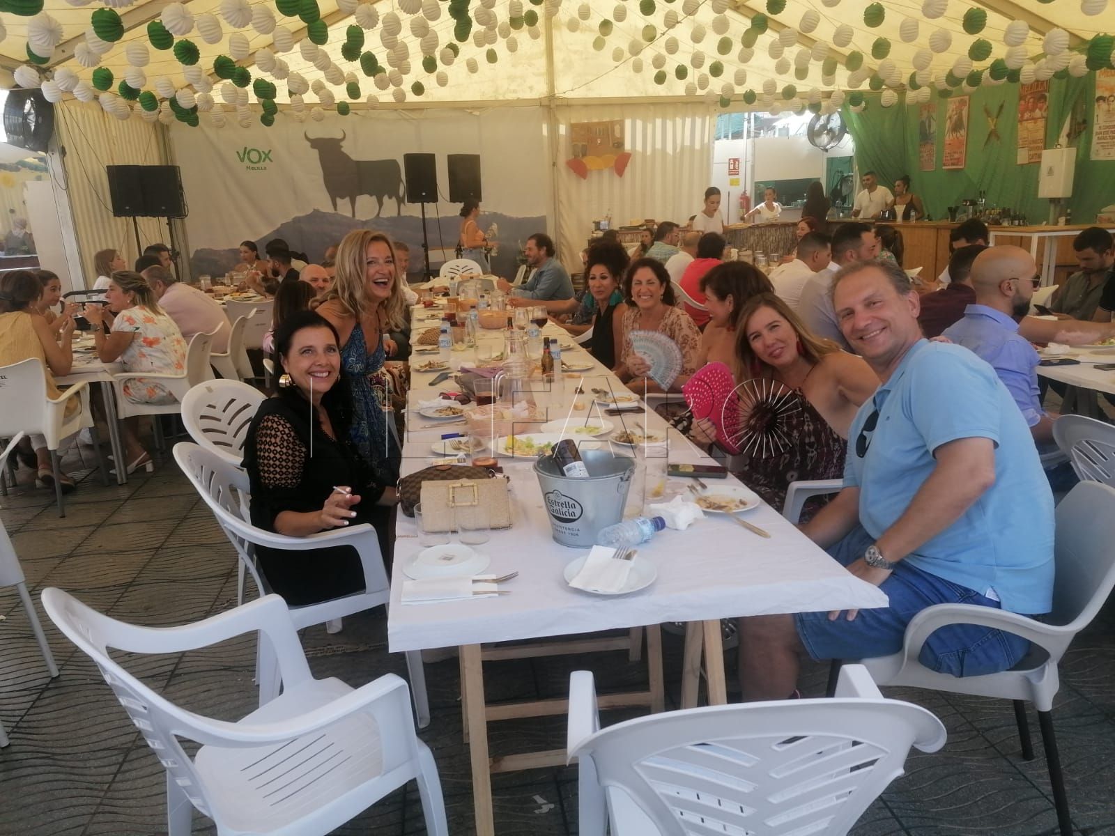 4 Platos tradicionales para todos en la caseta Vox Melilla
