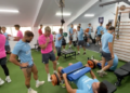 Captura de pantalla 2022 09 07 a las 12.43.29 Tras el entrenamiento toda la plantilla de la UD Melilla a la Feria