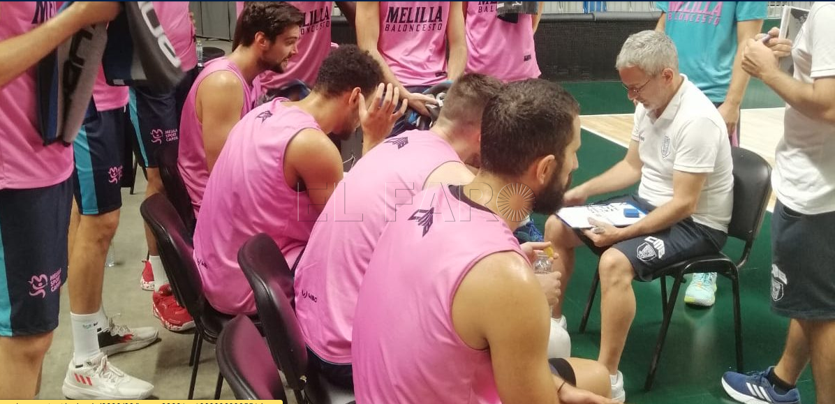 Captura de pantalla 2022 09 12 a las 10.59.47 Óscar Lata, entrenador del Melilla BC: "Las sensaciones están siendo positivas"