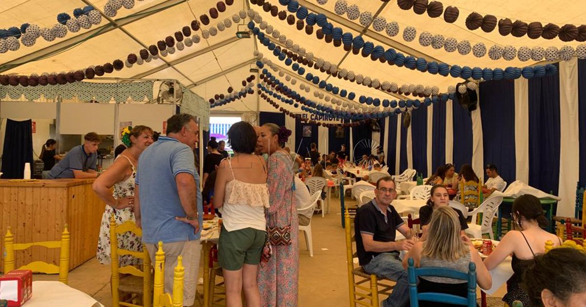 La caseta El Capirote presume de ser una de las más antiguas de la Feria