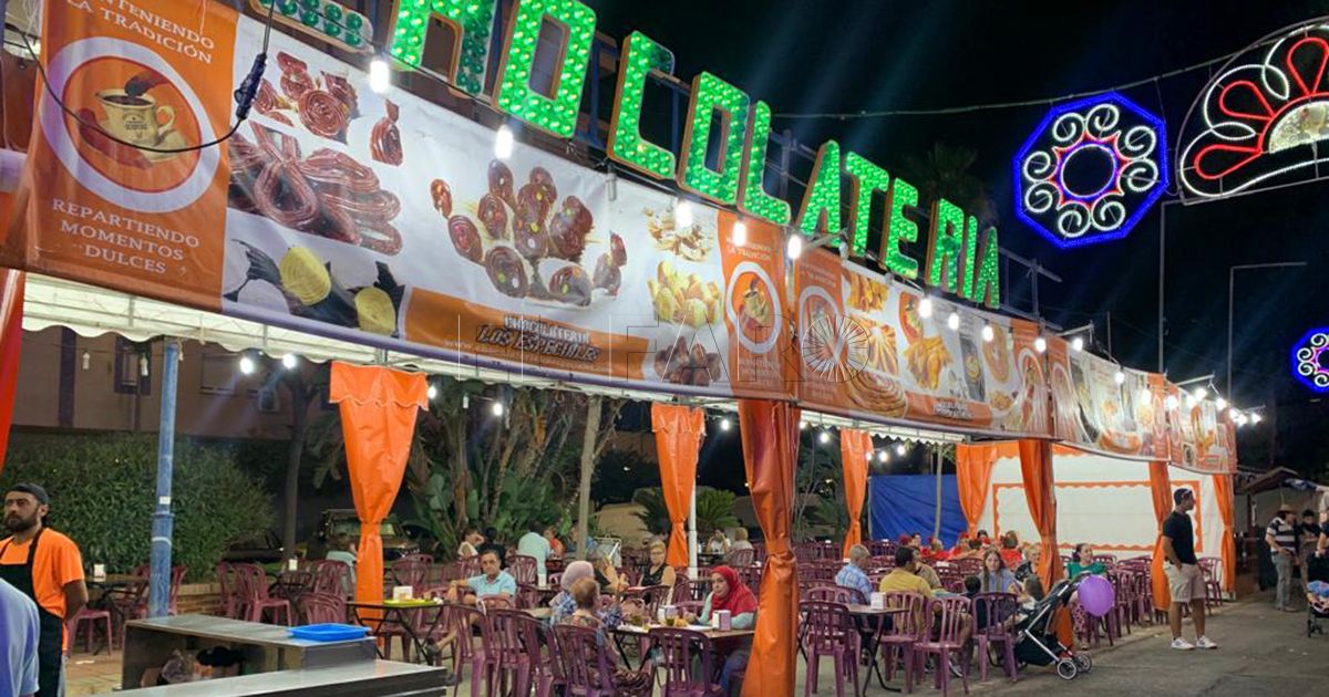 Churros Las porras con chocolate, un placer para merendar en la Feria de Melilla