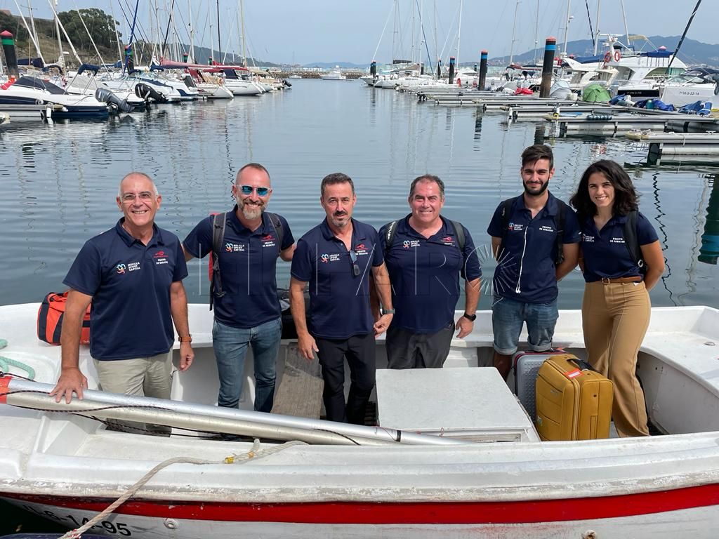 Ciudad de Melilla en Bayona 2 El equipo de regata ‘Ciudad de Melilla Sport Capital’ se entrena en Baiona