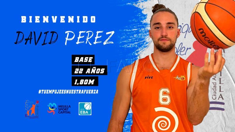 DAVID PEREZ 1 David Pérez llega al Melilla Sport Capital Enrique Soler de Liga EBA