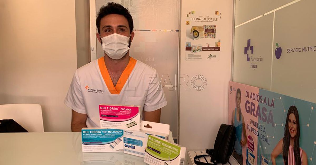 Drogas Javier Sánchez, trabajador de una farmacéutica: "En Melilla se venden más test de drogas que en otras ciudades"