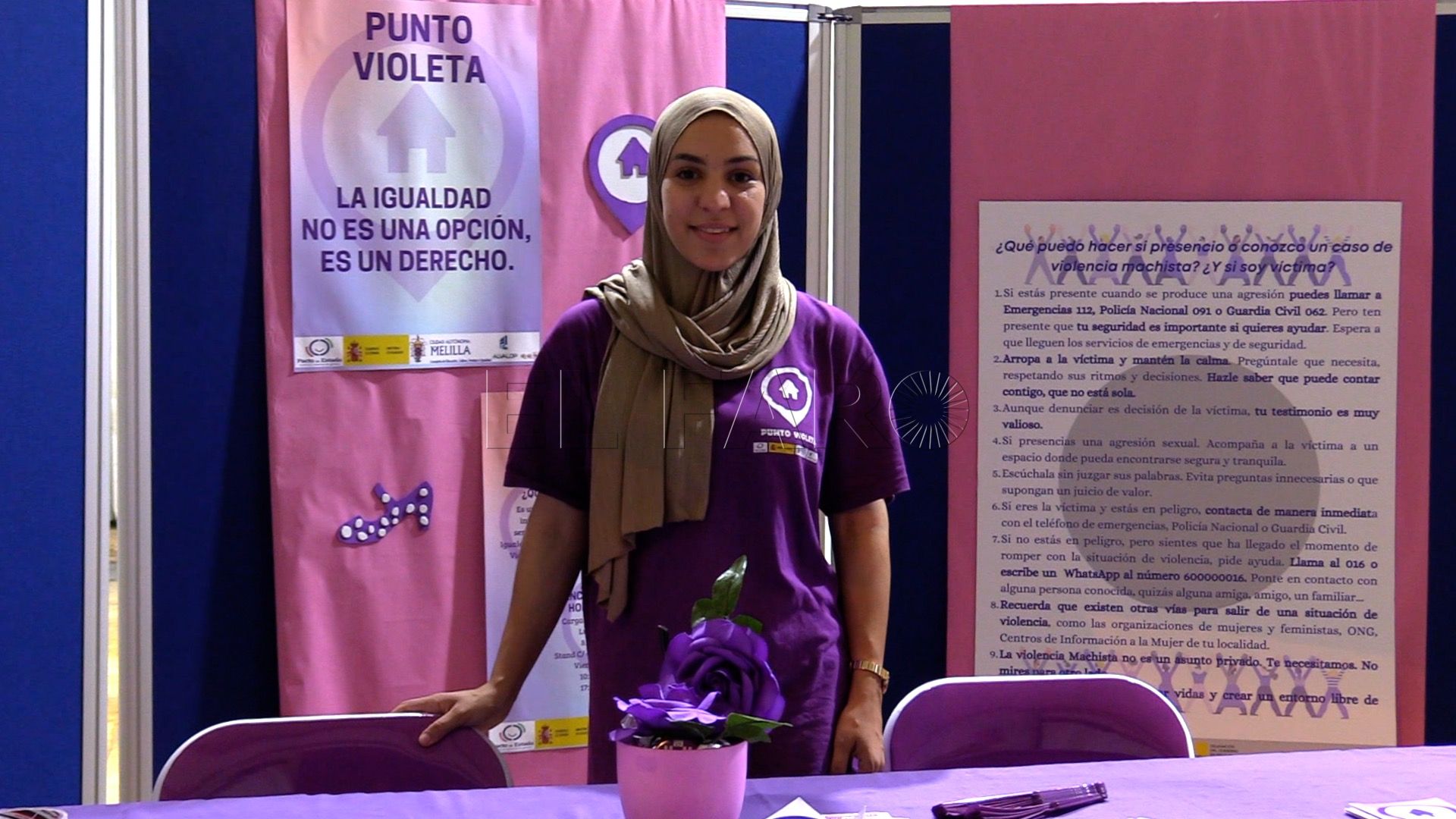 El Punto Violeta el lugar de la feria donde preguntar dudas o pedir ayuda El Punto Violeta, el lugar de la Feria donde preguntar dudas o pedir ayuda