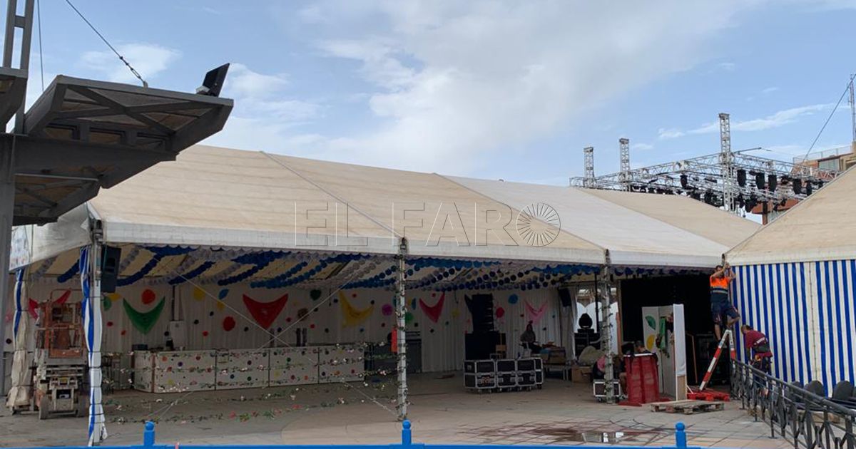Feria Todo listo para que comience la Feria de Melilla