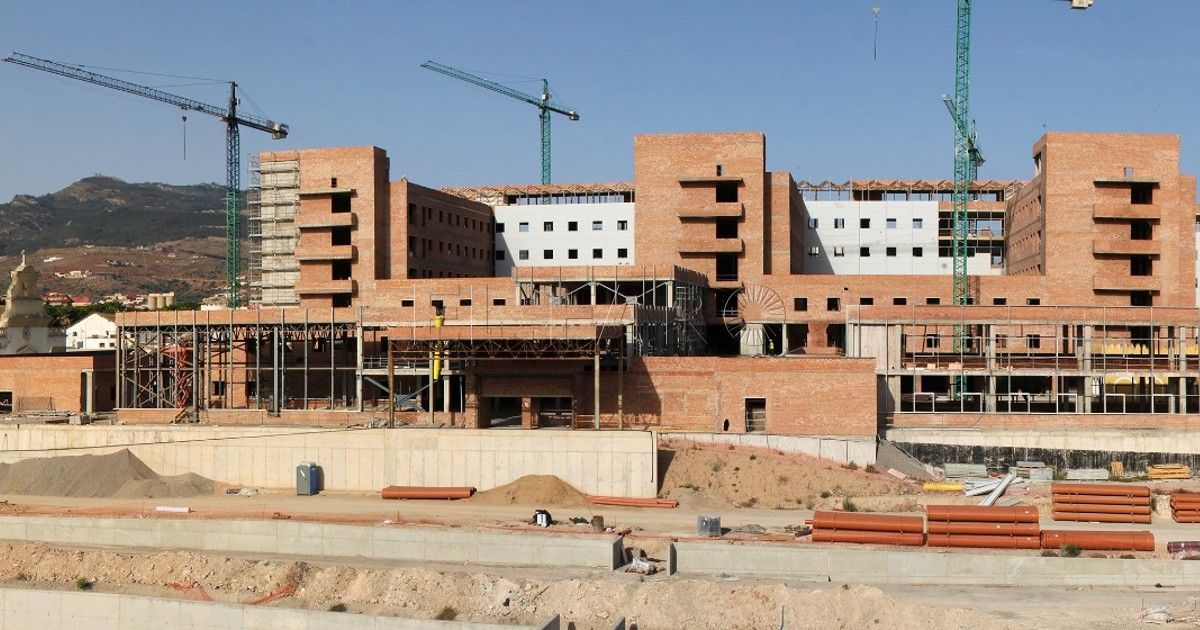 Obra del Hospital Universitario.