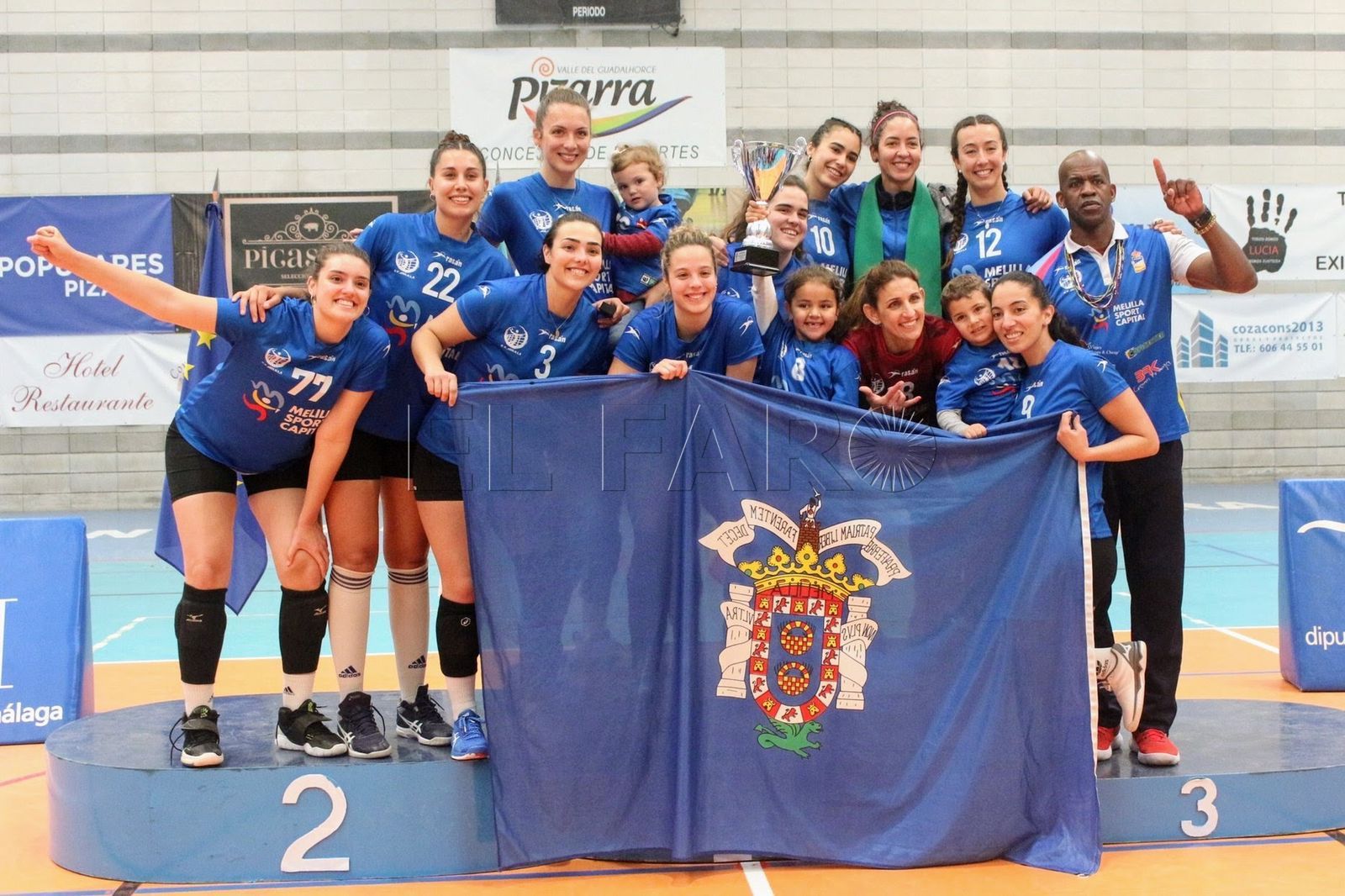 Lucía Geysels, jugadora del CV Melilla femenino: “El Melilla Sport Capital Voleibol es, sin duda, una gran y hermosa familia”