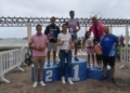 IMG 20220918 WA0014 Álvaro Martínez y Lidia Castillo se llevan el triunfo en el Triatlón Día de Melilla