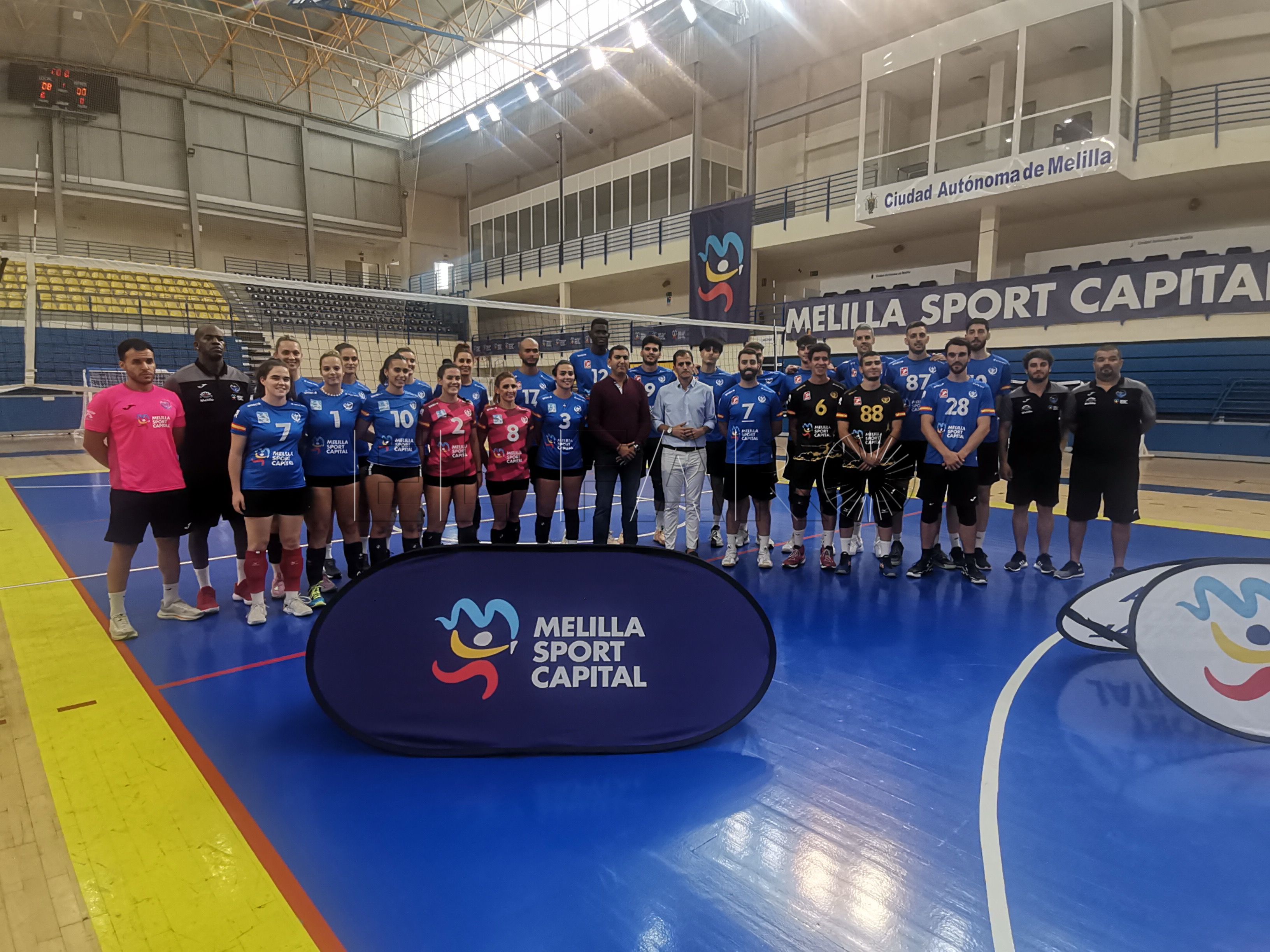 IMG 20220920 180156 Rachid Bussian visita al Melilla Sport Capital masculino y femenino