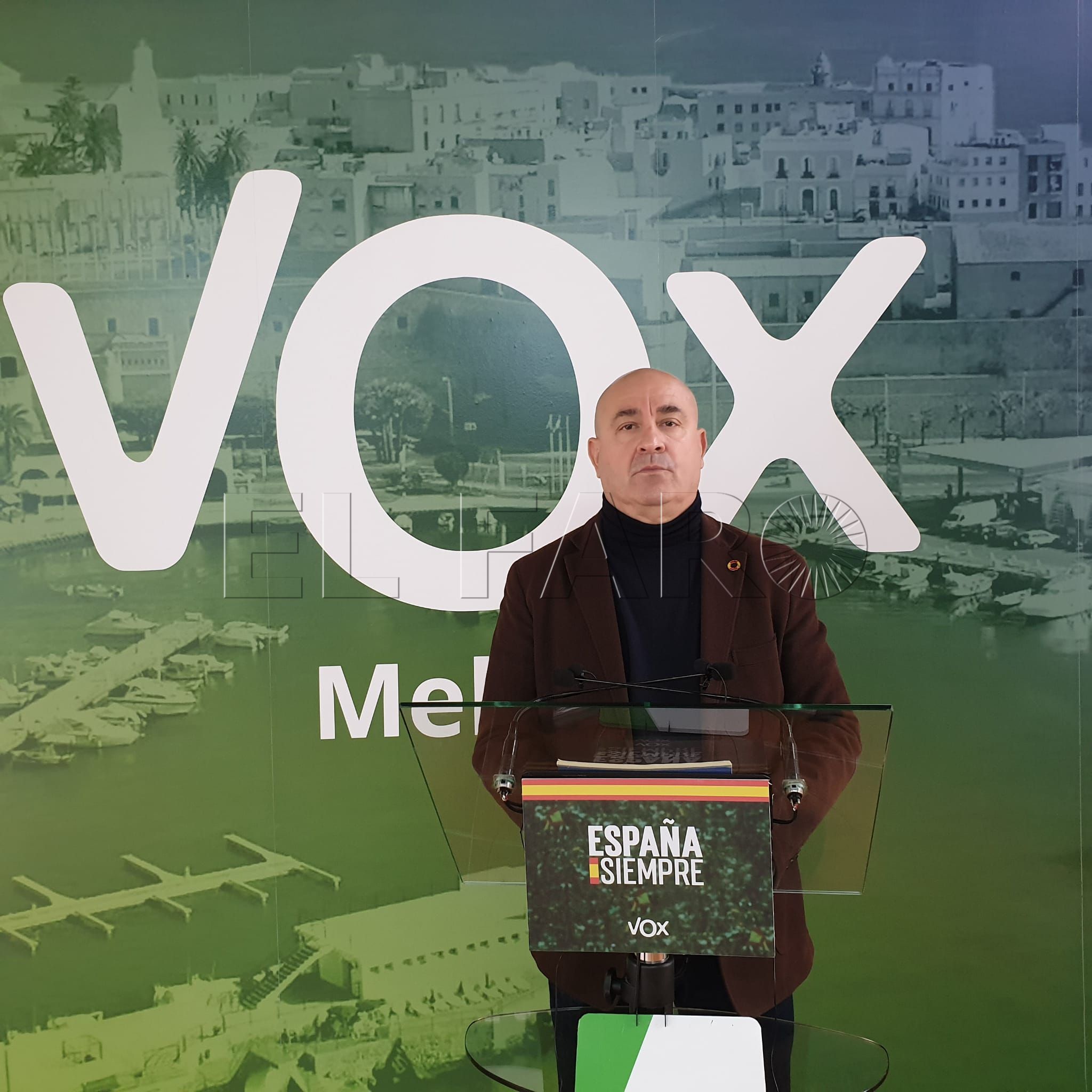 Javier Diego secretario de Vox tacha de "permisiva" la actitud del Gobierno con Marruecos