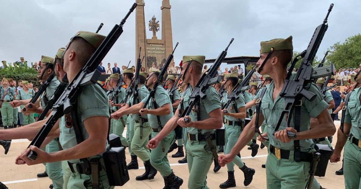 Legionarios 2022 Valores legionarios, sagrario de la Patria